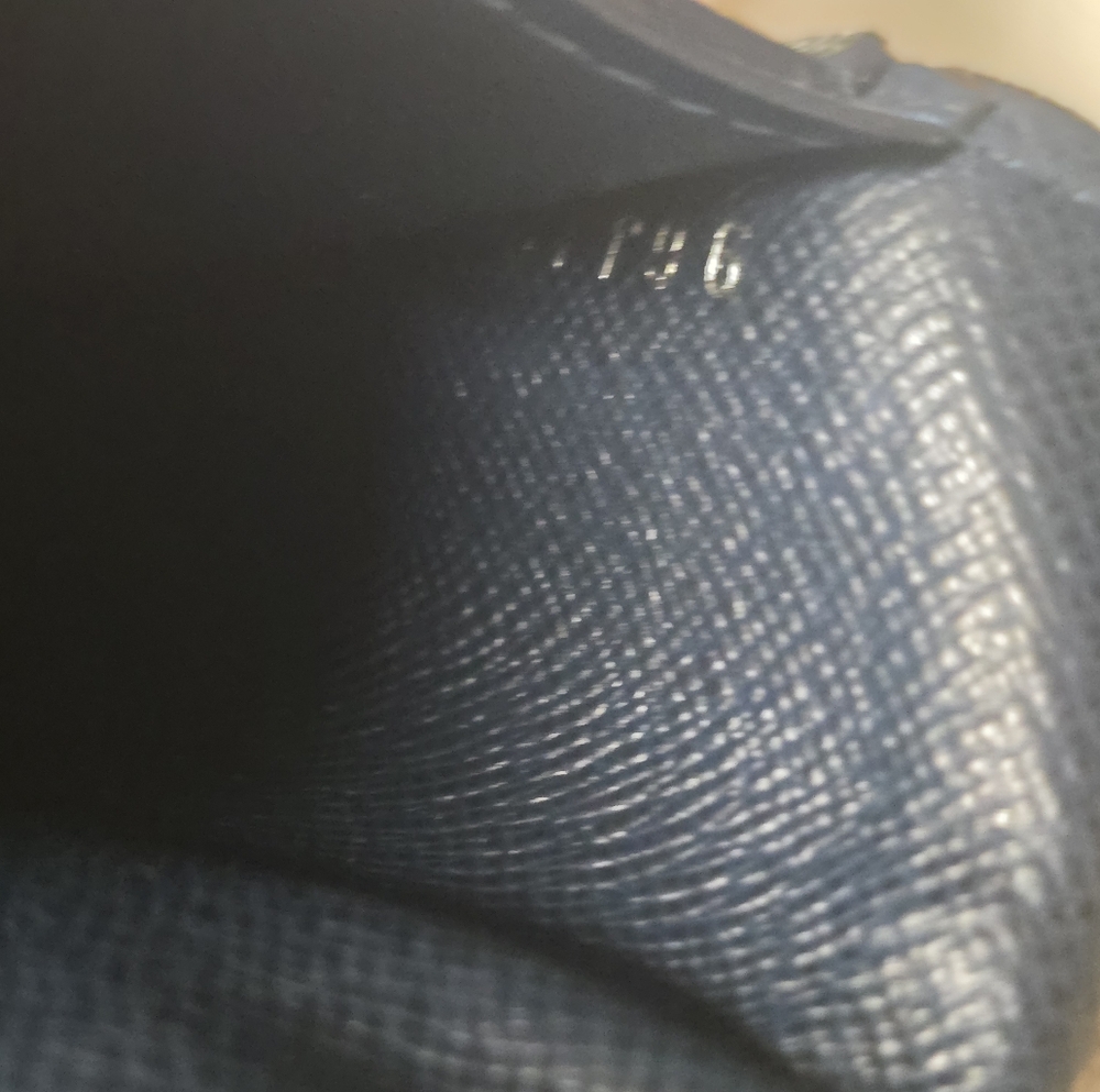 Louis Vuitton Brazza Wallet In Navy (Mens) - Picture 4 of 13